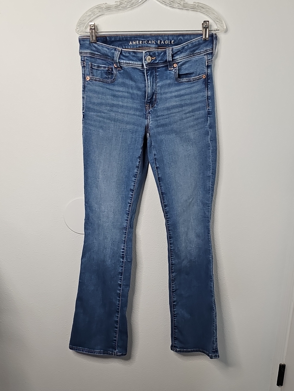 American Eagle Outfitters Mid-Blue Flare Jeans